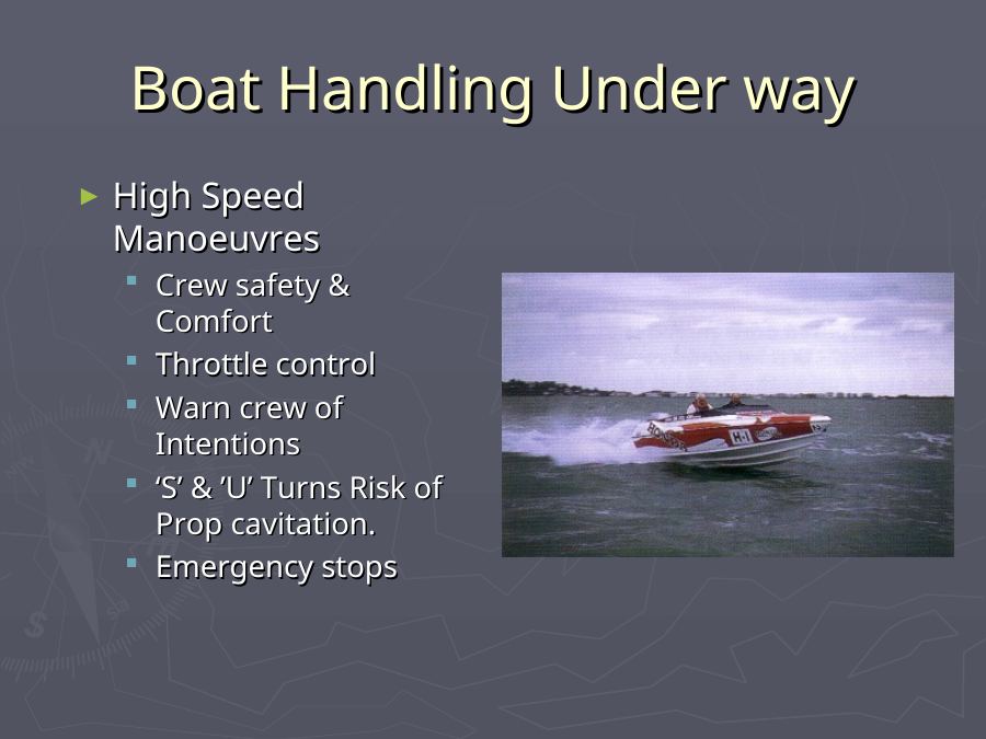 RYA Level 2 Powerboat Course — slide 28